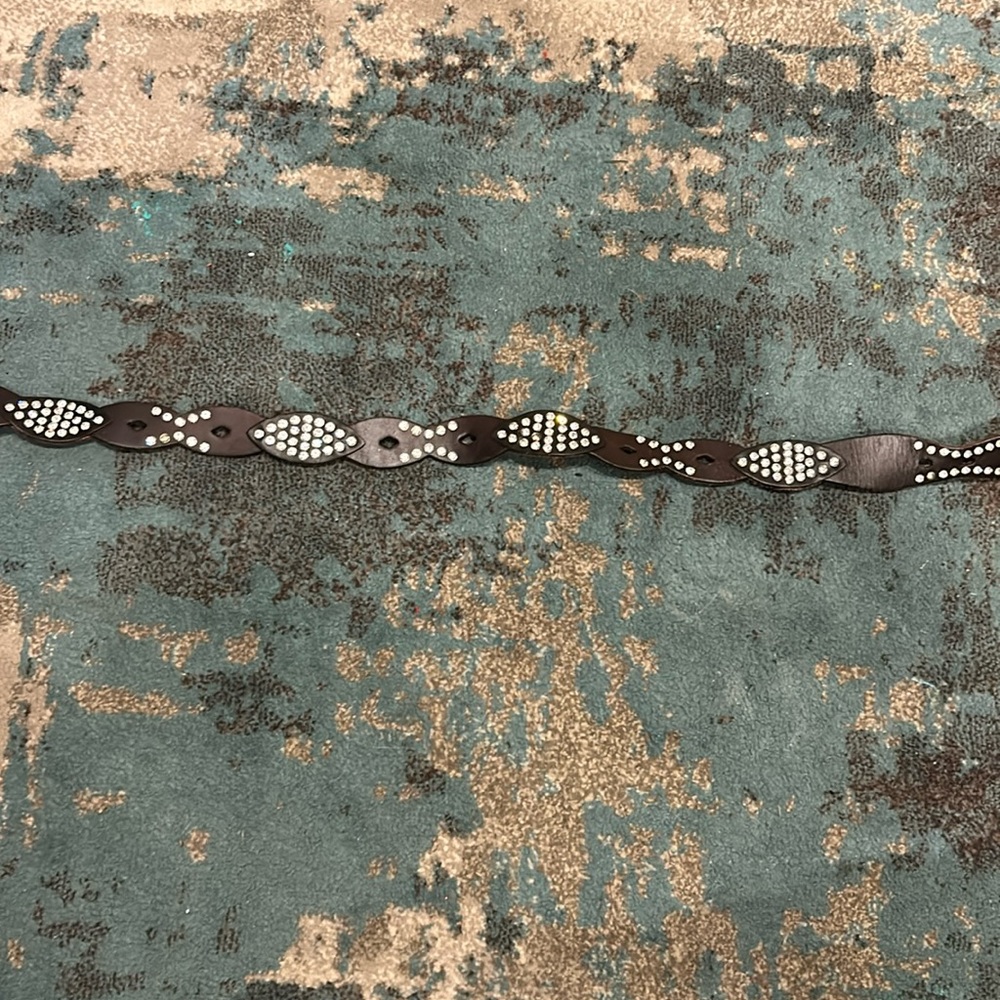 Brown gem belt